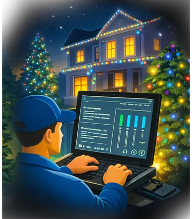 Автоматическое управление освещением участка