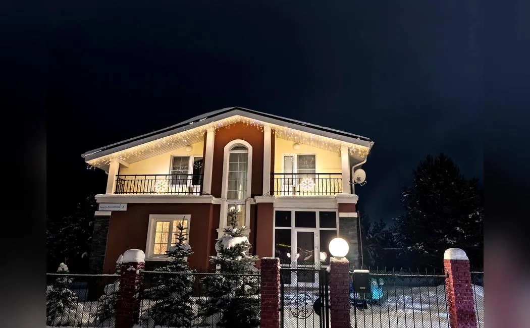 Архитектурная подсветка частного дома Ижевск