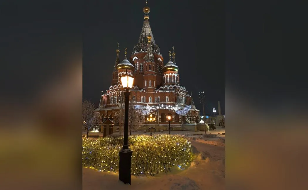 Подсветка собора